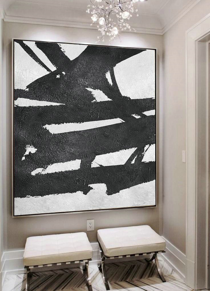 Original Abstract Painting Extra Large Canvas Art,Oversized Minimal Painting On Canvas - Art Work